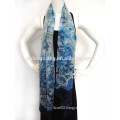 65*180 Long Size Thin 100% Silk Material Scarves,Factory China Wholesale Chiffon Printed Shawl